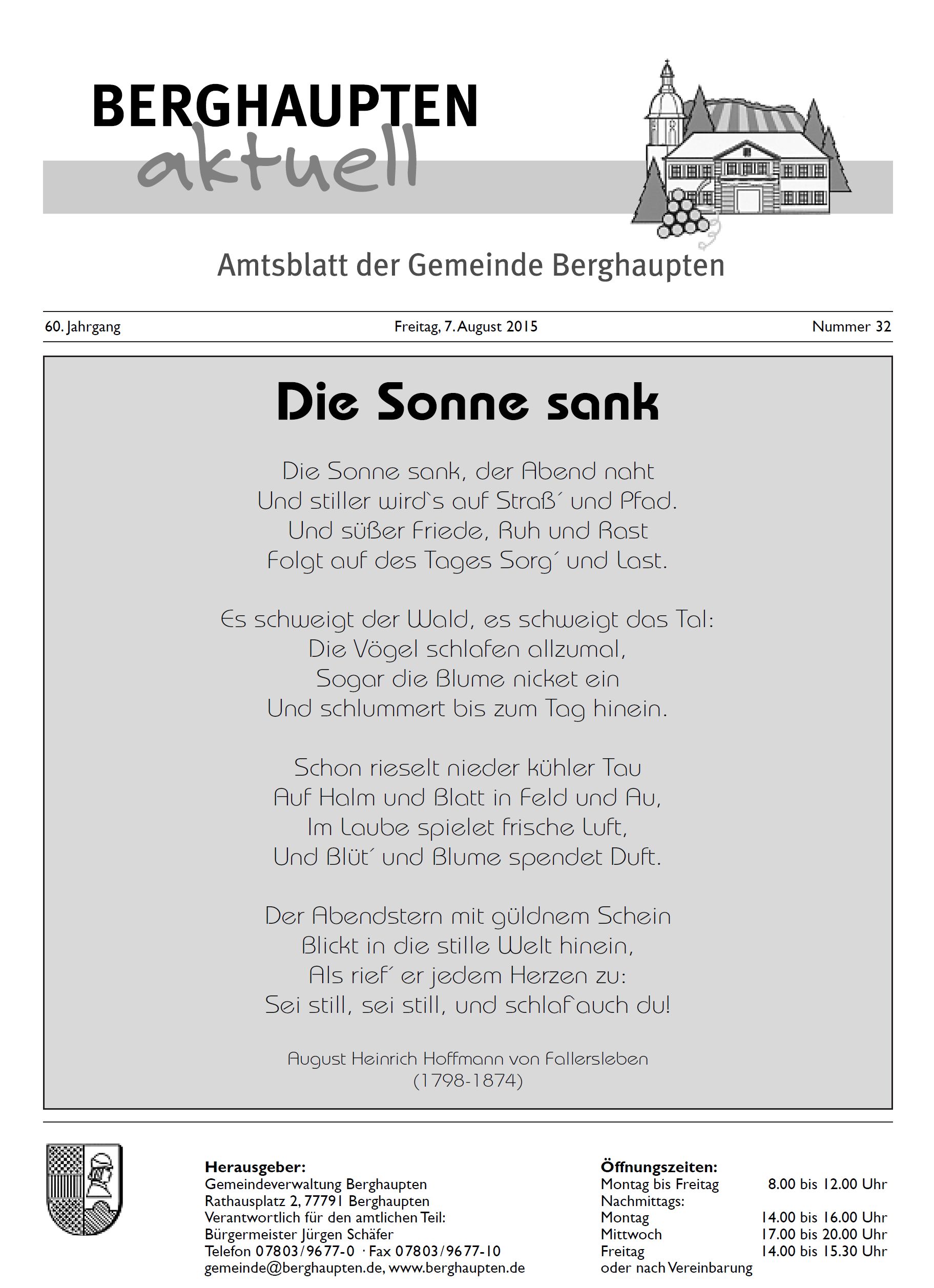Amtsblatt 2015 KW 32