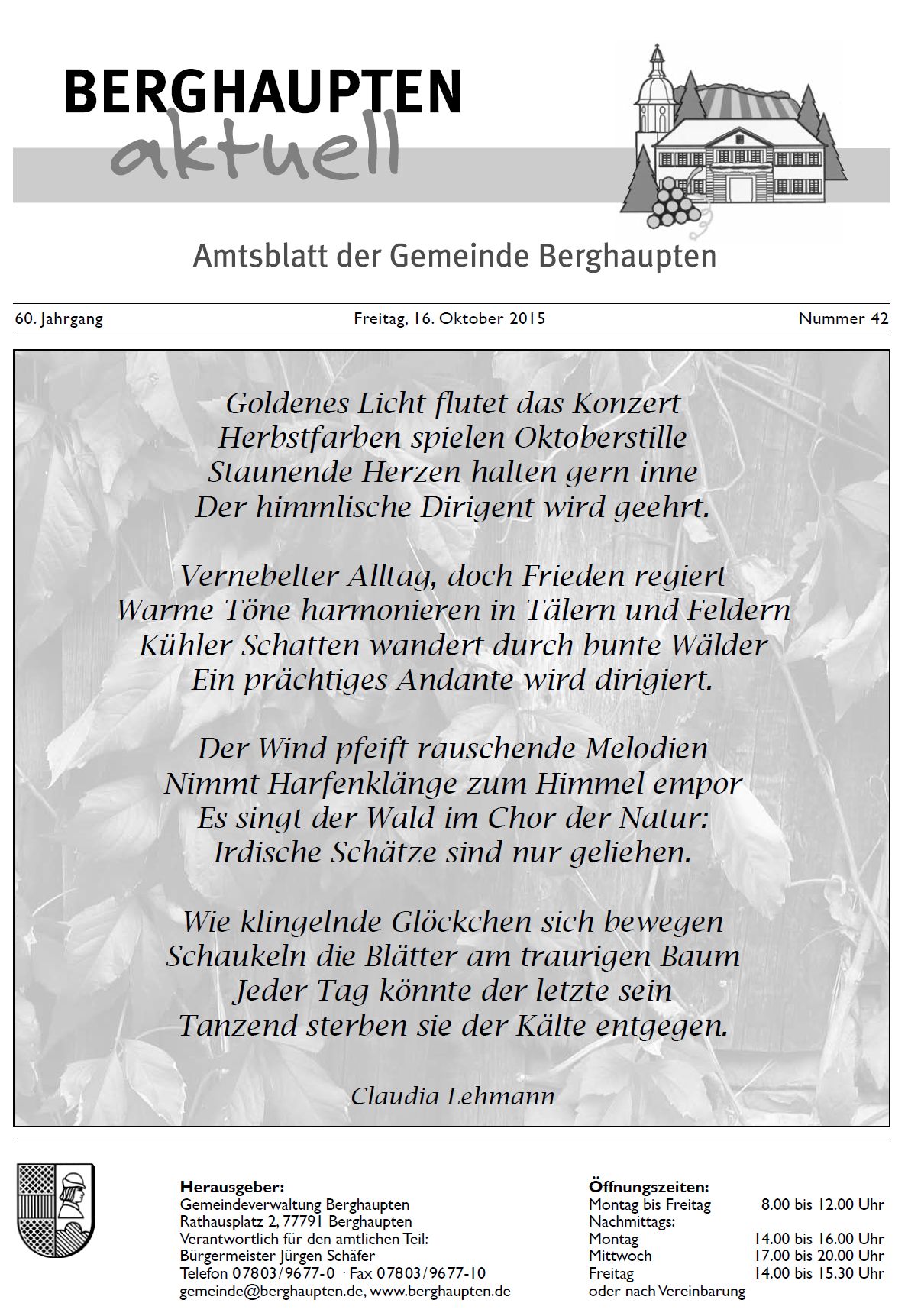 Amtsblatt 2015 KW 42