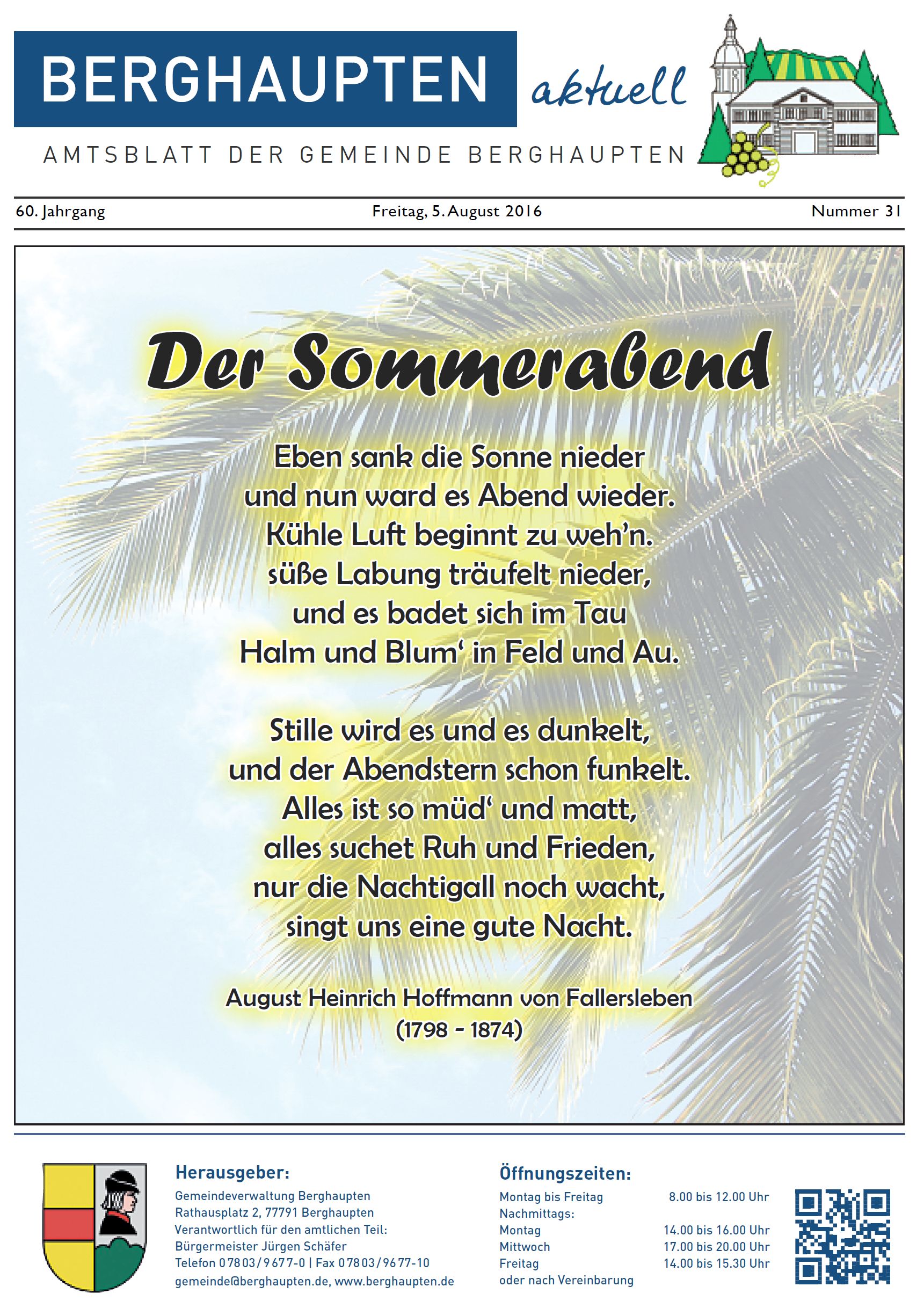 Amtsblatt 2016 KW 31