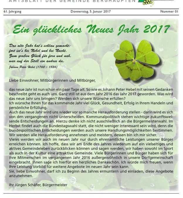 Amtsblatt 2017 KW 01