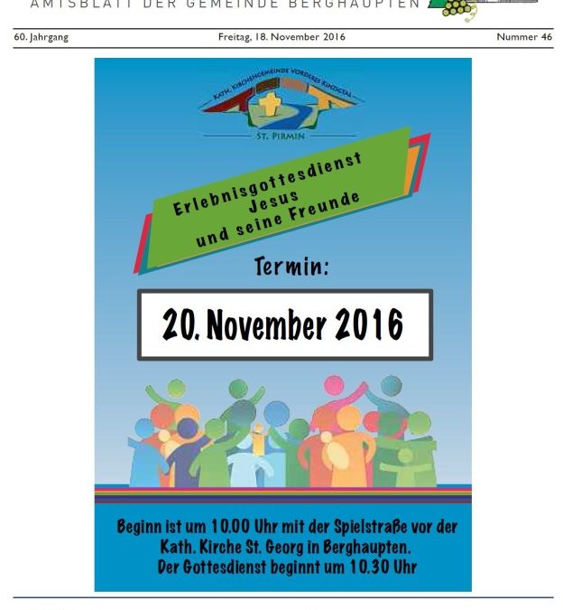 Amtsblatt 2016 KW 46