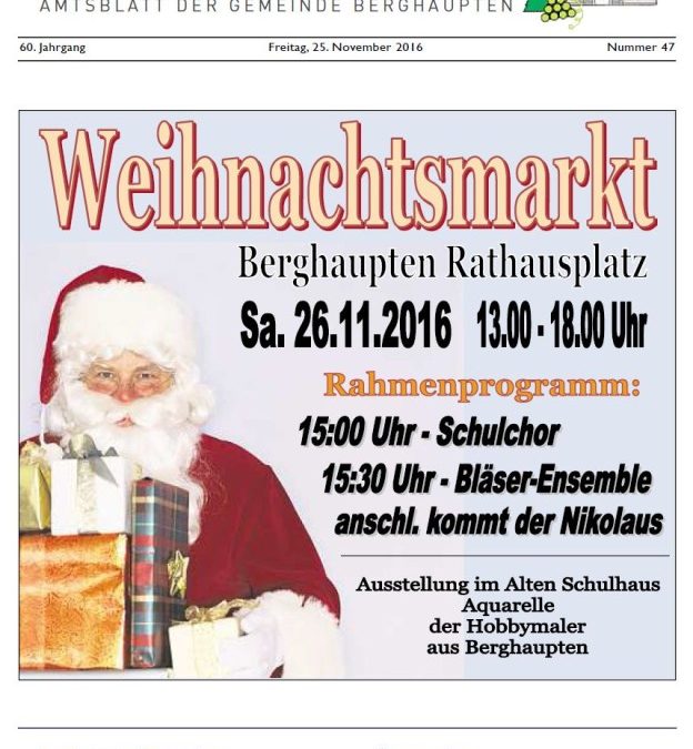 Amtsblatt 2016 KW 47