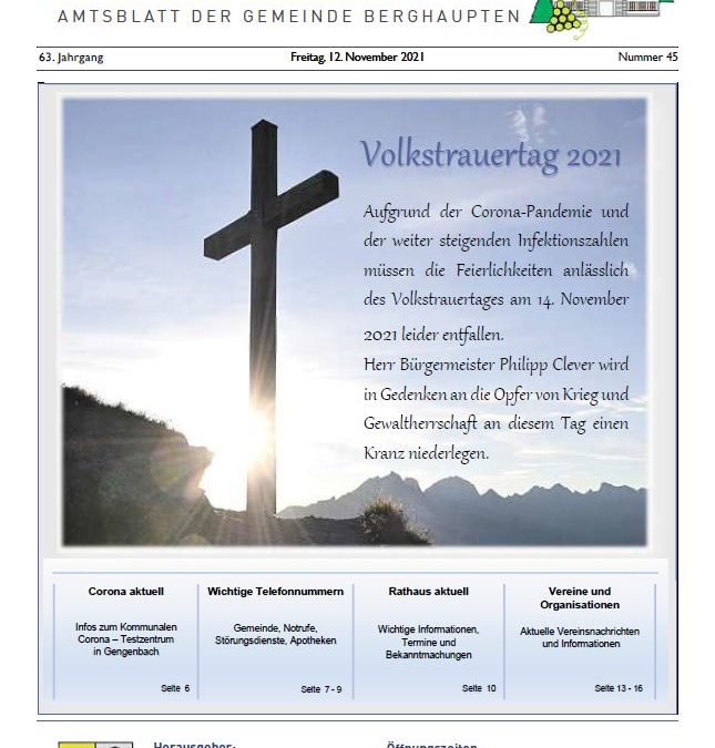 Amtsblatt 2021 KW 45