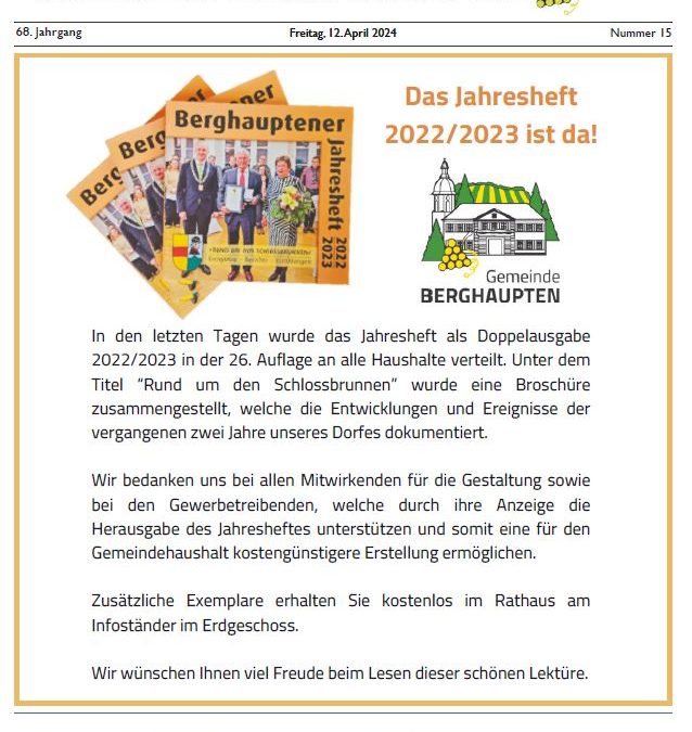 Amtsblatt 2024 KW 15